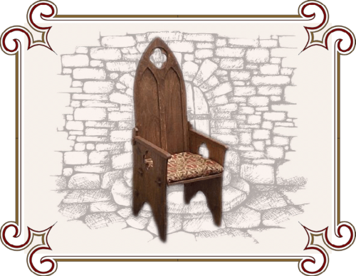 кресло в готическом стиле