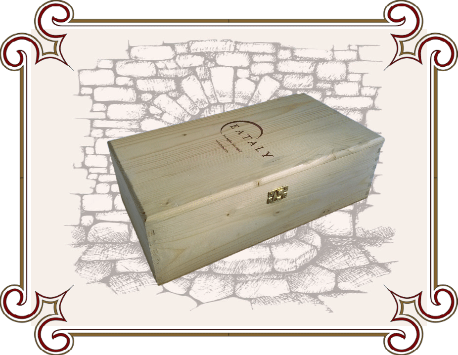 Подарочные коробки из дерева, Коробка для бутылки с логотипом