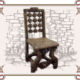 Кресло деревянное под старину