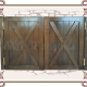 Двухсторонние деревянные двери